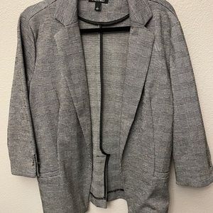 Houndstooth blazer